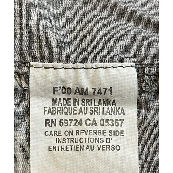 Columbia Hunting Lodge Mens Sz Large Button Down Shirt Overall Deer Print Brown - Picture 4 of 10